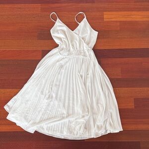 ALI & JAY White Midi Dress